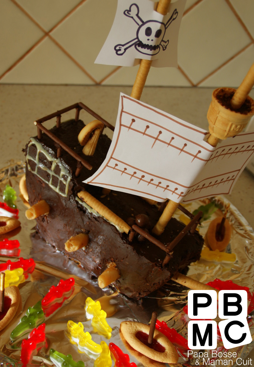 gâteau de pirates