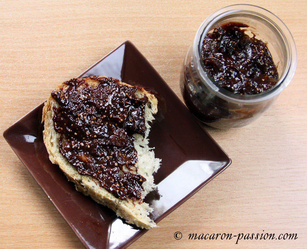 Confiture chocolat et figue