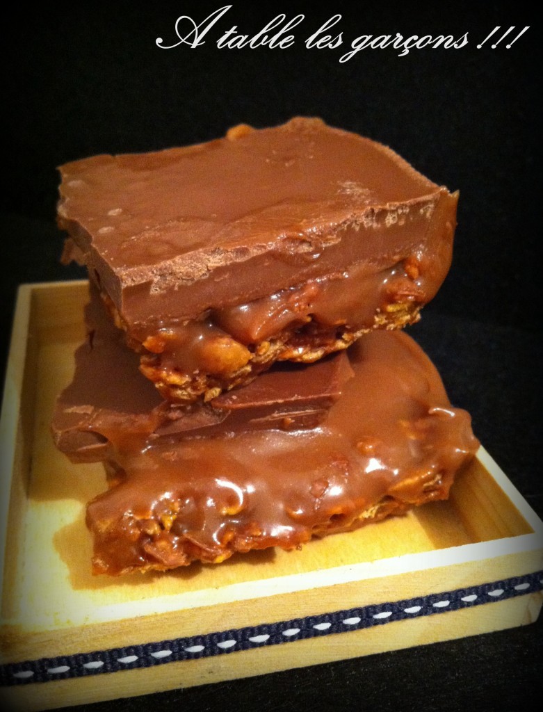 Squares choco carambar Recettes de Desserts Plus de