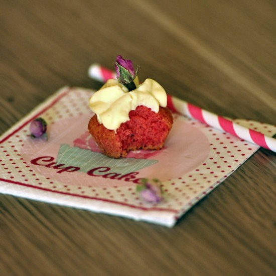Cupcakes à la rose