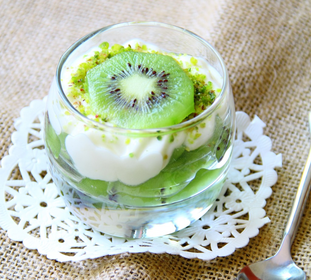 Verrines Kiwi Mascarpone, recette de Verrines - CakesandSweets.fr