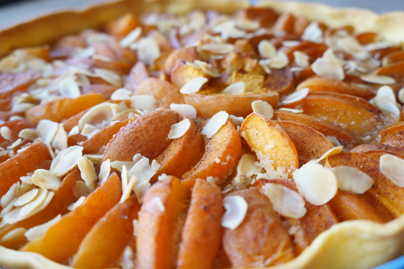 Tarte abricots cannelle