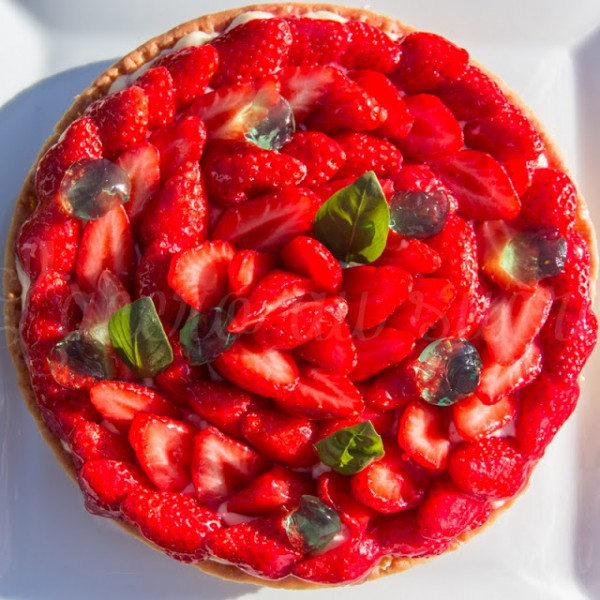 Tarte Fraises Basilic Cakesandsweets Fr