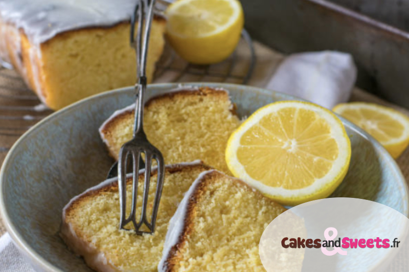 cake au citron nappé au glaçage au sucre